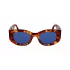 Victoria Beckham VB654S5022222 Damen eckige Sonnenbrille Schwarz/Grau 50mm