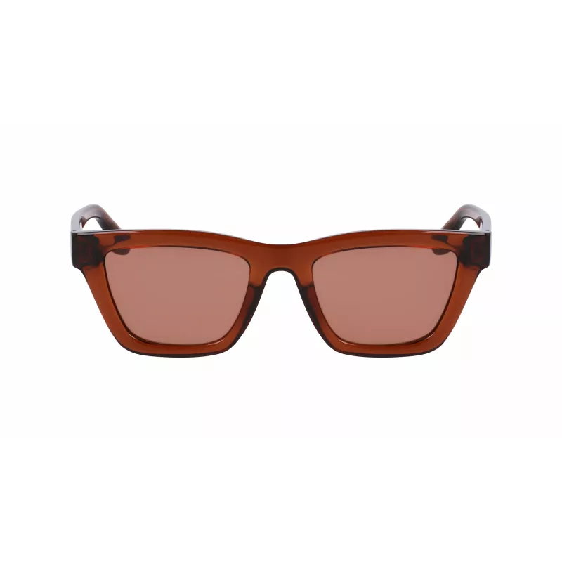 Victoria Beckham VB656S-203 Damen-Sonnenbrille - Brauner Havana-Acetat-Rahmen mit braunen Gradientengläsern - 52 mm