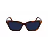 Victoria Beckham VB661S-215 Damen eckige Acetat-Sonnenbrille Havana Braun Verlauf 57mm