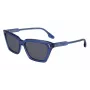 Victoria Beckham VB661S5716414 Damen-Sonnenbrille - Havanna-Acetatrahmen, braune Verlaufsgläser, 57 mm