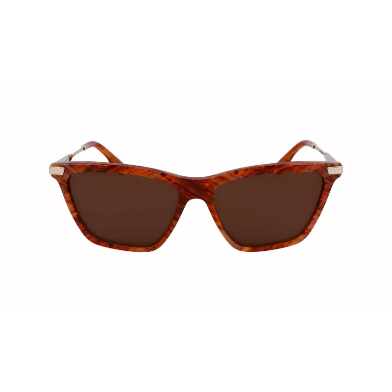 Victoria Beckham VB663S-238 Damen-Sonnenbrille Havana Braun Verlauf 57mm