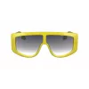 Victoria Beckham VB664S-709 Damen eckige Sonnenbrille, goldfarbener Metallrahmen, braune Verlaufsgläser, 61 mm