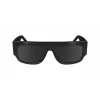 Victoria Beckham VB666S5516001 Damen eckige Sonnenbrille - Schwarzer Acetatrahmen, schwarze Polycarbonatgläser, 55/16/145 mm