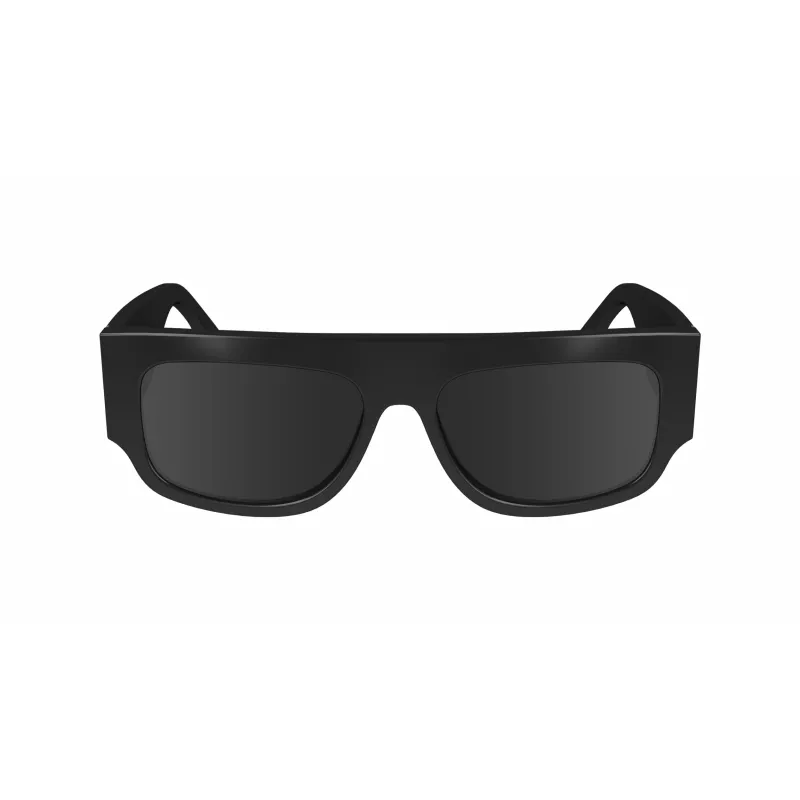 Victoria Beckham VB666S5516001 Damen eckige Sonnenbrille - Schwarzer Acetatrahmen, schwarze Polycarbonatgläser, 55/16/145 mm