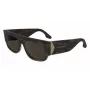 Victoria Beckham VB666S5516321 Damen Übergroße Eckige Sonnenbrille Havana Braun Verlauf 55mm