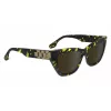 Victoria Beckham VB668S5516012 Damen eckige Sonnenbrille Schwarz Acetat Graue Gläser 55/16/145 mm