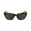 Victoria Beckham VB668S5516012 Damen eckige Sonnenbrille Schwarz Acetat Graue Gläser 55/16/145 mm