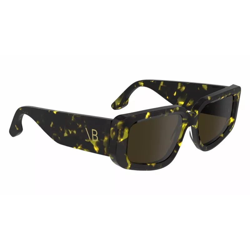 Victoria Beckham VB670S5417012 Damen-Sonnenbrille - Schwarzer Acetatrahmen, graue Gläser, 54/17/145 mm