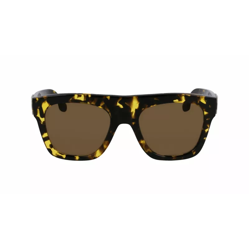 Victoria Beckham VB675S5220012 Damen-Sonnenbrille, schwarzer Acetatrahmen, dunkelgraue Polycarbonatgläser, 52 mm