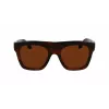 Victoria Beckham VB675S5220227 Damen übergroße eckige Sonnenbrille, Dark Havana, Verlaufsgläser Grau, 52 mm