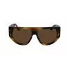 Victoria Beckham VB676S Damen-Sonnenbrille - Havanna-Braun Acetatrahmen mit braunen Gradientengläsern - 55/14/145 mm