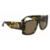 Victoria Beckham VB678S5713012 Damen-Sonnenbrille - Schwarzer Rahmen, dunkelgraue Gradientengläser - 57/13/145 mm