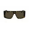 Victoria Beckham VB678S5713012 Damen-Sonnenbrille - Schwarzer Rahmen, dunkelgraue Gradientengläser - 57/13/145 mm