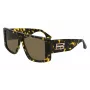 Victoria Beckham VB678S5713012 Damen-Sonnenbrille - Schwarzer Rahmen, dunkelgraue Gradientengläser - 57/13/145 mm