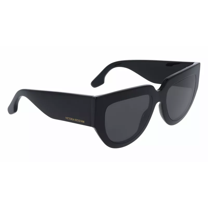 Victoria Beckham VB679S 53mm Square Sunglasses für Damen, Schwarzer Rahmen, Graue UV400-Gläser