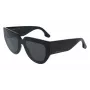 Victoria Beckham VB679S 53mm Square Sunglasses für Damen, Schwarzer Rahmen, Graue UV400-Gläser