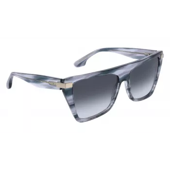 Victoria Beckham VB684S 5715035 Damen-Sonnenbrille, eckig, Havana Braun Verlauf, 57 mm