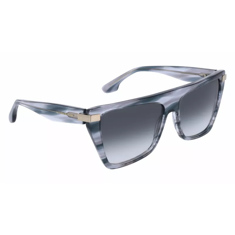 Victoria Beckham VB684S 5715035 Damen-Sonnenbrille, eckig, Havana Braun Verlauf, 57 mm