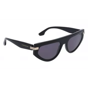 Victoria Beckham VB685S 5618001 Sonnenbrille Damen Schwarz Grau Geometrisch Acetat UV400