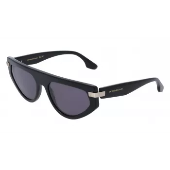 Victoria Beckham VB685S 5618001 Sonnenbrille Damen Schwarz Grau Geometrisch Acetat UV400
