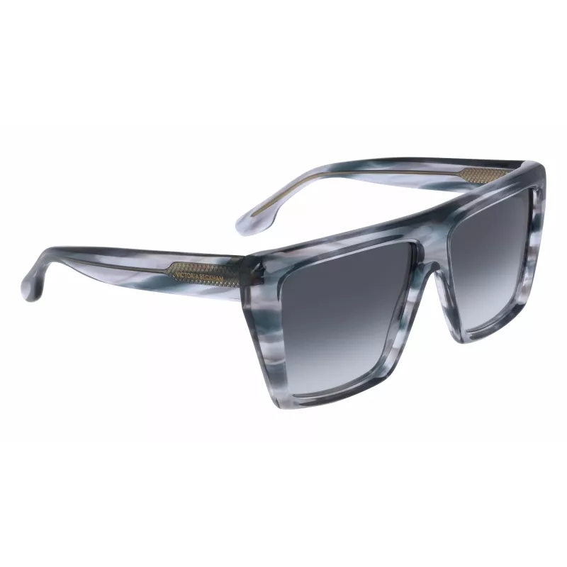 Victoria Beckham VB686S5615035 Damen-Sonnenbrille Havana Braun Verlauf eckig Acetat 56/15/145 mm