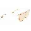 Victoria Beckham Damen Cat-Eye-Sonnenbrille VB650S5319222 Havana Acetat Braun Verlaufsglas 53mm