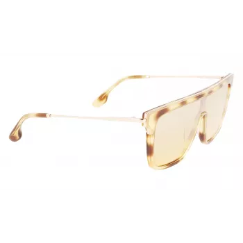 Victoria Beckham Damen Cat-Eye-Sonnenbrille VB650S5319222 Havana Acetat Braun Verlaufsglas 53mm