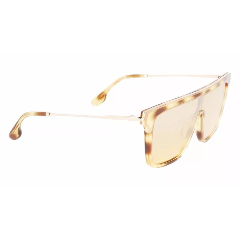 Victoria Beckham Damen Cat-Eye-Sonnenbrille VB650S5319222 Havana Acetat Braun Verlaufsglas 53mm