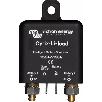 Victron Energy CYR010120450 Cyrix-Li-Ct 12/24V-120A Intelligenter LiFePO4-Batterie-Combiner