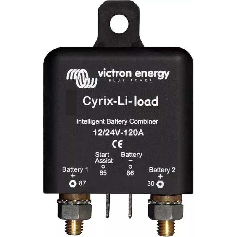 Victron Energy CYR010120450 Cyrix-Li-Ct 12/24V-120A Intelligenter LiFePO4-Batterie-Combiner