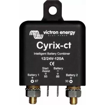 Victron Energy CYR010120450 Cyrix-Li-Ct 12/24V-120A Intelligenter LiFePO4-Batterie-Combiner