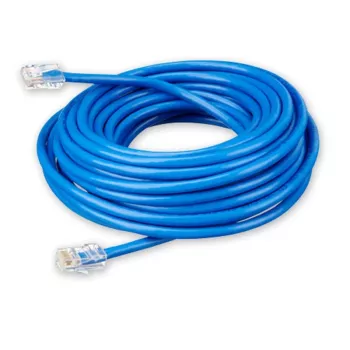 Victron Energy RJ45 UTP Kabel 15m – Cat6 Gigabit Ethernet Patchkabel, Grau