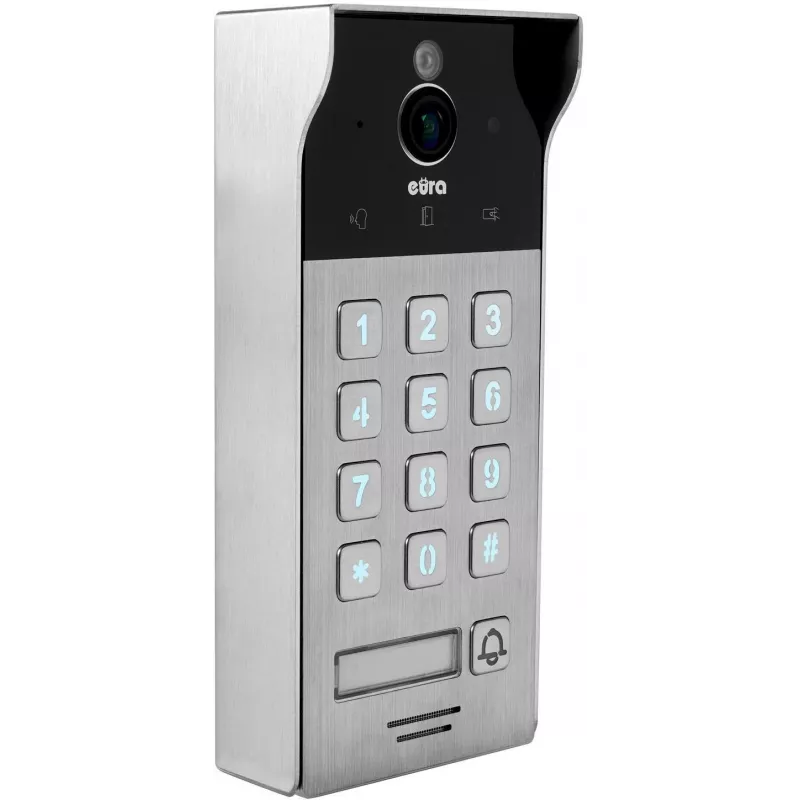 Video-Türklingel EURA VDP-30C5 Tuya, 1080p, Wi-Fi, Zwei-Wege-Audio, PIR-Bewegungserkennung, Nachtsicht, IP54, kabelloser Gong