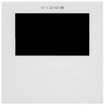 VIDOS 2IP M201W-X 7 Zoll IP Video-Türstation mit Touchscreen, Weiß