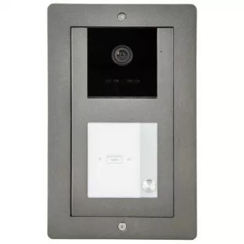 VIDOS D11P Einbaurahmen Silber