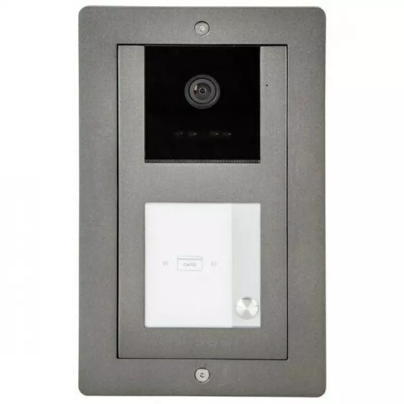 VIDOS D11P Einbaurahmen Silber