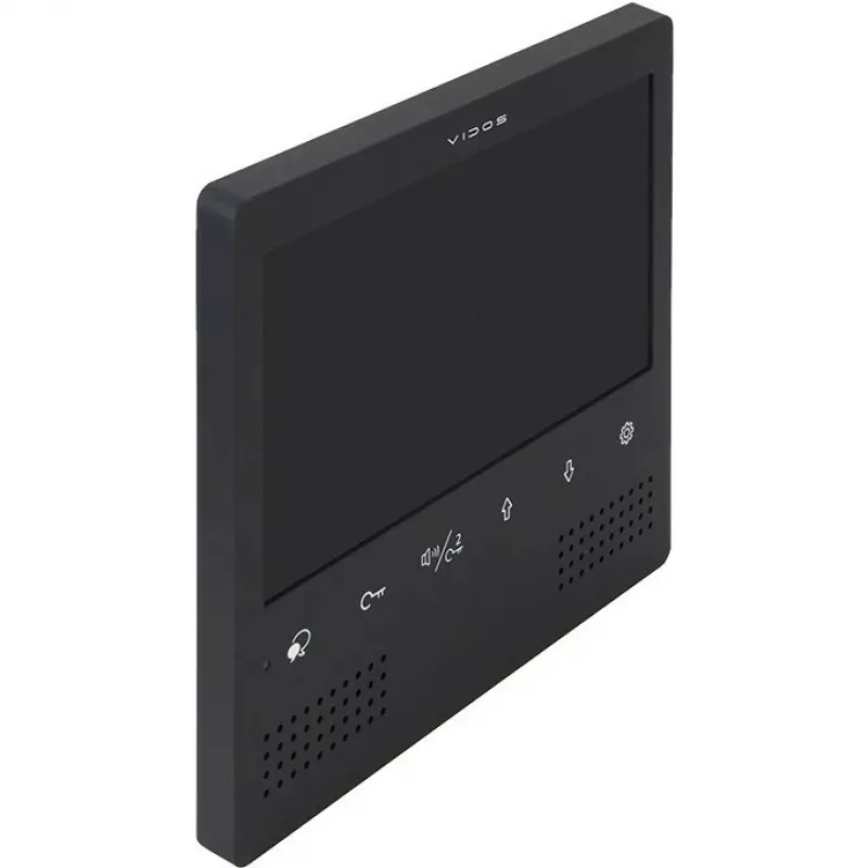 VIDOS DUO M1023B-2 7-Zoll TFT-LCD Video-Türsprechmonitor, Schwarz