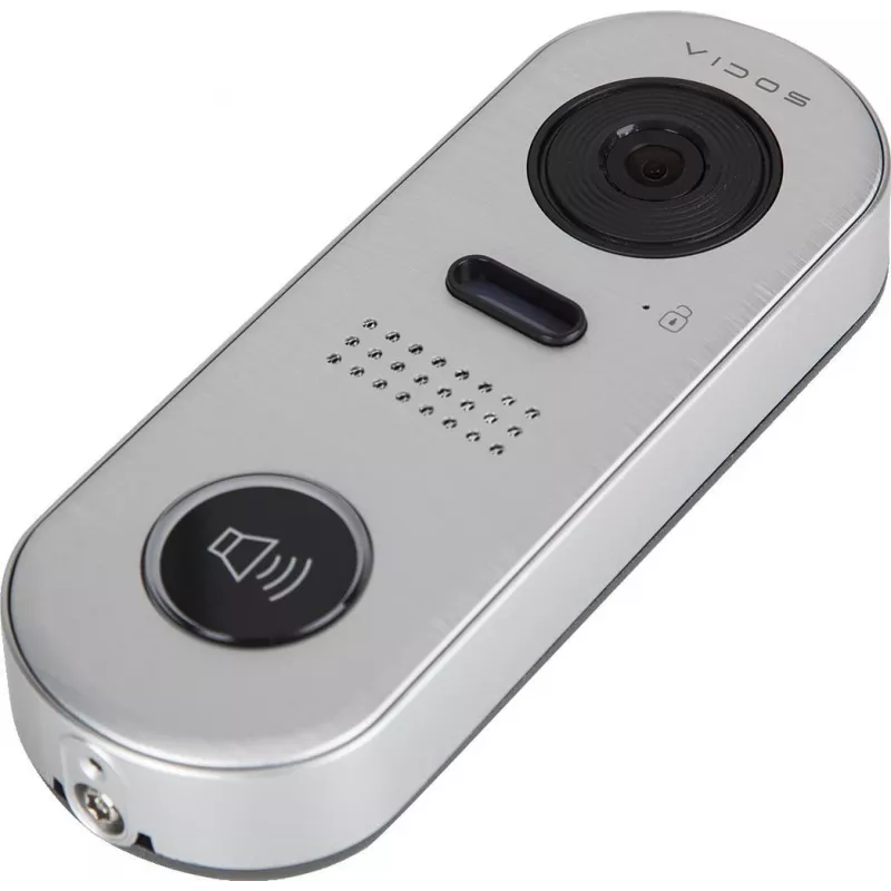 VIDOS DUO S1001 Türstation – Full HD 1080p, 2-Draht, IP65, Silber/Grau
