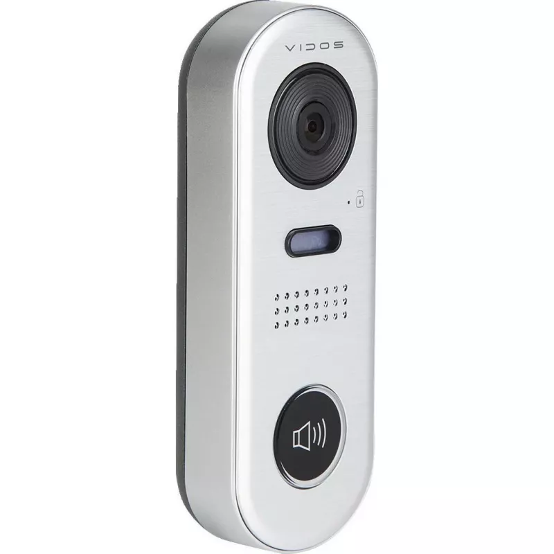 VIDOS DUO S1001 Türstation – Full HD 1080p, 2-Draht, IP65, Silber/Grau