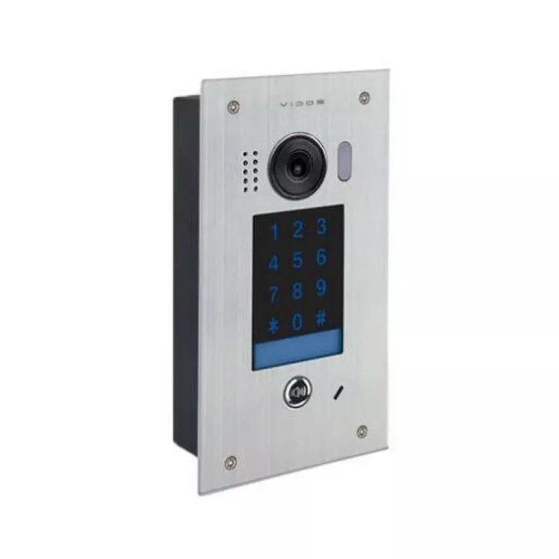 VIDOS DUO S1401D Torstation – Full HD 1080p, 2-Draht, Silber