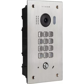 VIDOS DUO S1411D Türstation - Full HD 1080p, 2-Draht, IP65, Silber