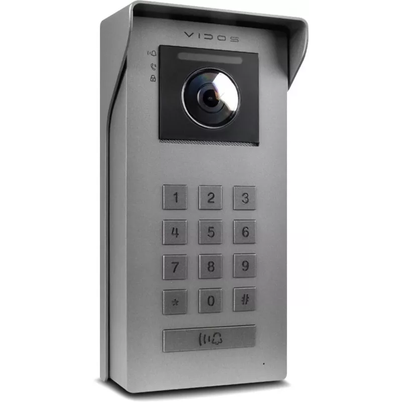VIDOS IPX S100 Außenstation IP Video-Türstation 2MP 1080p PoE Wi-Fi Schwarz
