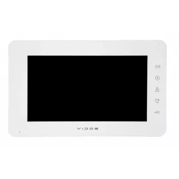 VIDOS X M12W 7 Zoll Wi-Fi Video-Türsprechanlagen-Monitor Weiß