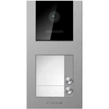 VIDOS X S11-2 Außen-Video-Türstation, 2,0 MP, Silber/Grau, Aufputzmontage