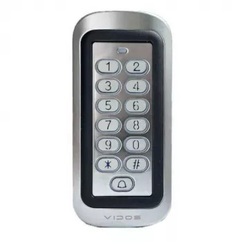 VIDOS ZS47-MF Tastaturschloss mit RFID-Leser, IP65, 2000 Benutzer, 12V DC