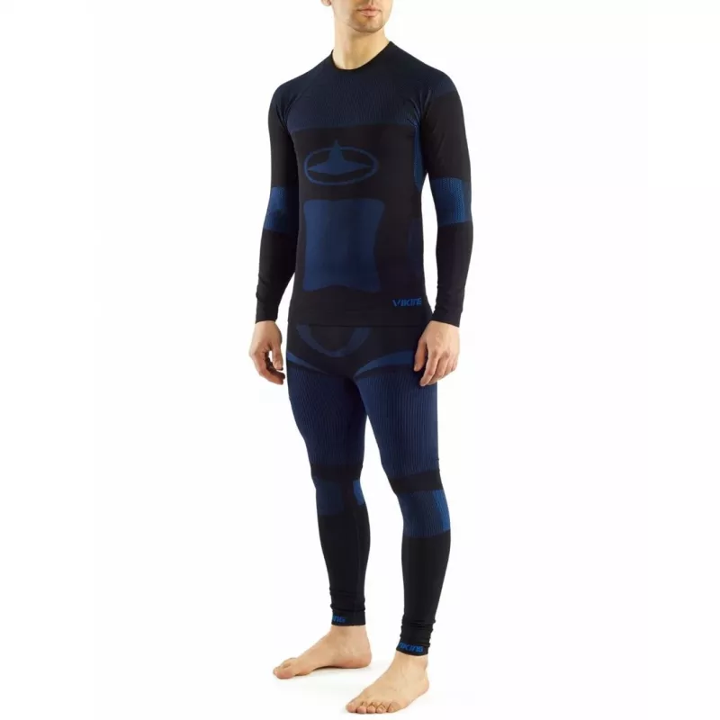 Viking Base Layer Dante Herren-Set - Thermounterwäsche für Herren, Schwarz, Größe L