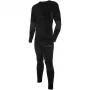 Viking Dante Herren Thermoaktiv-Unterwäsche-Set Schwarz-Grau 2XL