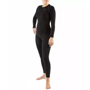 Viking Ritra Bamboo Damen-Thermounterwäsche-Set Schwarz XL