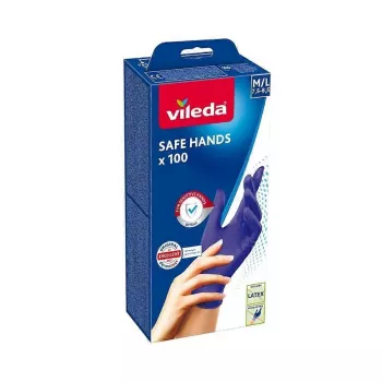 VILEDA Safe Hands – Nitrilhandschuhe M/L 100 Stk.