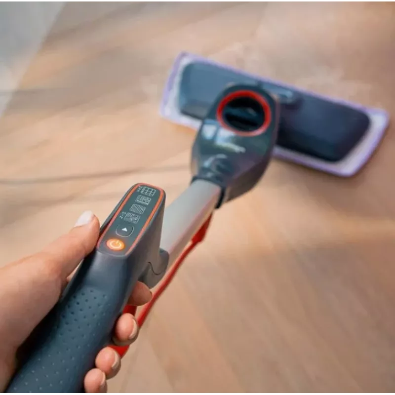 Vileda Steam Plus XXL Pro Dampfmopp mit 2 zusätzlichen Mikrofaser-Pads